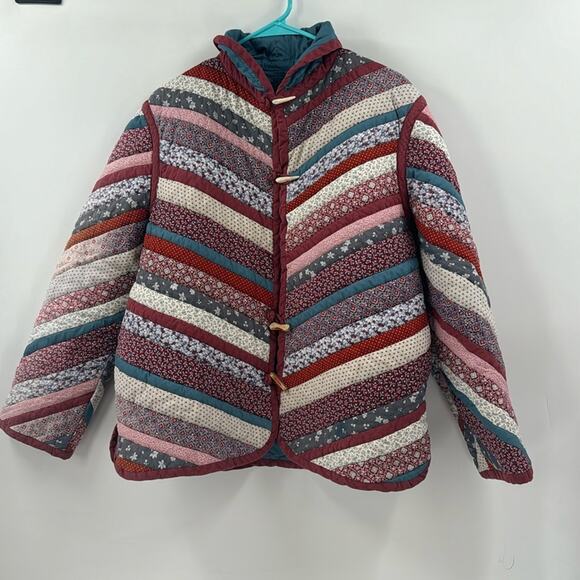 Vintage Jackets & Blazers - Vintage 70s handmade quilted jacket
